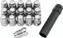QuadBoss 608816 - Spline Lug Nuts 12x1.25 - Silver