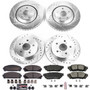 PowerStop K7605 - Power Stop 15-17 Lexus NX200t Front & Rear Z23 Evolution Sport Brake Kit