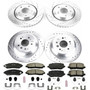 PowerStop K7576 - Power Stop 16-19 Honda Pilot Front & Rear Z23 Evolution Sport Brake Kit