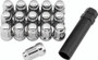 QuadBoss 608599 - Spline Lug Nuts M12x1.50 75mm Black