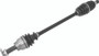 QuadBoss 609417 - 14-20 Honda SXS700 Pioneer 700 Front Left Side Rugged Axle