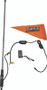 QuadBoss 609664 - Qb 4Ft Clear Sngle Whip Bt