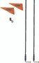 QuadBoss 609661 - Qb 6Ft Smoke Dual Whip Rmte