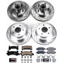 PowerStop K7913 - Power Stop 98-03 Chevrolet S10 Front & Rear Z23 Evolution Sport Brake Kit