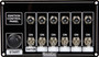 QuickCar 50-868 - Ignition Panel Blk w/ Start But. 5 Acc. Circut