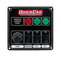 QuickCar 50-825 - Ignition Panel Black w/ 2 Acc. & Lights