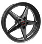 Race Star 92-705253G - 92 Drag Star Bracket Racer 17x10.5 5x120 B.C./ 7 B.S. Metallic Gray Wheel