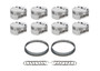 Race Tec Pistons 1000629 - GM LS Dished Piston Set 4.030 Bore -10cc