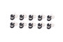 QuickCar 66-830 - Adel Line Clamps Alum 1/4in 10pk
