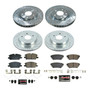 PowerStop K8816 - Power Stop 2021 Nissan Rogue Z23 Front and Rear Evolution Brake Kit