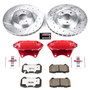 PowerStop KC104-26 - Power Stop 03-04 Infiniti G35 Front Z26 Street Warrior Brake Kit w/Calipers