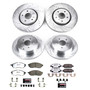 PowerStop K8878-26 - Z26 Street Performance Ceramic Brake Pad and Drilled/Slotted Rotor Kit