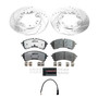 PowerStop K8992-36 - Power Stop 2020 Ford Transit-350 Rear Z36 Truck & Tow Brake Kit