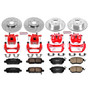 PowerStop KC119 - Power Stop 06-07 Nissan Murano Front & Rear Z23 Evolution Sport Brake Kit w/Calipers