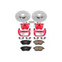 PowerStop KC116A - Power Stop 06-07 Nissan Murano Front Z23 Evolution Sport Brake Kit w/Calipers