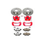 PowerStop KC1325-26 - Power Stop 93-97 Ford Thunderbird Front Z26 Street Warrior Brake Kit w/Calipers