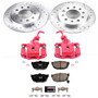 PowerStop KC170A - Power Stop 04-08 Hyundai Tiburon Rear Z23 Evolution Sport Brake Kit w/Calipers