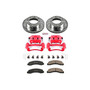 PowerStop KC1885 - Power Stop 1999 Ford F-250 Super Duty Front Z23 Evolution Sport Brake Kit w/Calipers