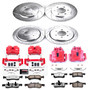 PowerStop KC1934-36 - Power Stop 03-06 Lincoln Navigator Front and Rear Z36 Truck & Tow Kit w/Cals