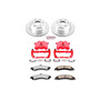 PowerStop KC2046-36 - Power Stop 02-06 Cadillac Escalade Rear Z36 Truck & Tow Brake Kit w/Calipers