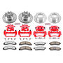 PowerStop KC1892-36 - Power Stop 99-00 Ford F-250 Super Duty Front & Rear Z36 Truck & Tow Kit w/Calipers