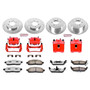 PowerStop KC1944A-36 - Power Stop 05-08 Ford F-150 Front & Rear Z36 Truck & Tow Kit w/Calipers