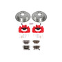 PowerStop KC2318-26 - Power Stop 03-06 Pontiac Vibe Rear Z26 Street Warrior Brake Kit w/Calipers