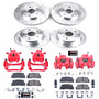 PowerStop KC2413A - Z23 Daily Driver Carbon-Fiber Ceramic Pads Drilled/Slotted Rotor/Caliper Kit