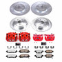 PowerStop KC2430-36 - Power Stop 06-11 Honda Ridgeline Front and Rear Z36 Truck & Tow Kit w/Cals