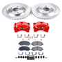 PowerStop KC3032A - Power Stop 08-16 Mitsubishi Lancer Front Z23 Evolution Sport Brake Kit w/Calipers