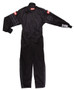 Racequip 1959995 - Black Trim SFI-1 JR. Suit - KLarge