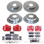 PowerStop KC4445A - Power Stop 02-06 Kia Optima Front and Rear Z23 Evolution Kit w/Caliper