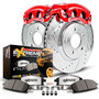 PowerStop KC4595-36 - Power Stop 07-11 Ford F-350 Super Duty Front Z36 Truck & Tow Kit w/Cals