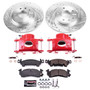 PowerStop KC4539B - Power Stop 1977 Cadillac Fleetwood Front Z23 Evolution Kit w/Cals