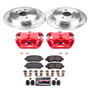 PowerStop KC4714 - Power Stop 08-09 Toyota Highlander Rear Z23 Evolution Sport Brake Kit w/Calipers