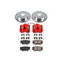 PowerStop KC4671 - Power Stop 06-12 Toyota RAV4 Rear Z23 Evolution Sport Brake Kit w/Calipers