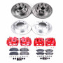 PowerStop KC5589 - Power Stop 09-10 Ford F-250 Super Duty Front & Rear Z23 Evolution Kit w/Calipers