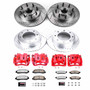 PowerStop KC5586-36 - Power Stop 07-08 Ford F-250 Super Duty Front & Rear Z36 Truck & Tow Kit w/Calipers