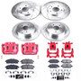 PowerStop KC6361 - Power Stop 11-17 Nissan Quest Front & Rear Z23 Evolution Sport Brake Kit w/Calipers