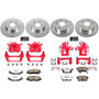 PowerStop KC6942-26 - Power Stop 2013 Acura ILX Front & Rear Z26 Street Warrior Brake Kit w/Calipers