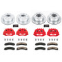 PowerStop KC6992 - Power Stop 15-19 Chevrolet Silverado 2500 HD Front & Rear Z23 Evolution Kit w/Cals