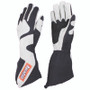 Racequip 358603 - SFI-5 Gray/Black Medium Long Angle Cut Glove