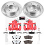 PowerStop KC740-26 - Power Stop 99-01 Infiniti G20 Rear Z26 Street Warrior Brake Kit w/Calipers