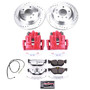 PowerStop KC7008-26 - Power Stop 13-15 BMW X1 Rear Z26 Street Warrior Brake Kit w/Calipers