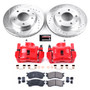 PowerStop KC788 - Power Stop 01-03 Mazda Protege Front Z23 Evolution Sport Brake Kit w/Calipers