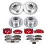 PowerStop KC8028-36 - Power Stop 2016 Ford F-350 Super Duty Front & Rear Z36 Truck & Tow Kit w/Cals