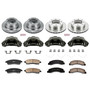 PowerStop KCOE1886 - Power Stop 1999 Ford F-350 Super Duty Front & Rear Autospecialty Kit w/Cals