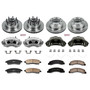 PowerStop KCOE1892A - Power Stop 00-01 Ford F-250 Super Duty Front & Rear Autospecialty Kit w/Calipers