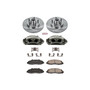 PowerStop KCOE1865 - OE Stock Replacement Low-Dust Ceramic Brake Pad; Rotor and Caliper Kit