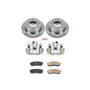 PowerStop KCOE2405A - Power Stop 03-09 Toyota 4Runner Rear Autospecialty Brake Kit w/Calipers